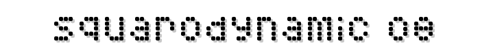 Squarodynamic 08 font